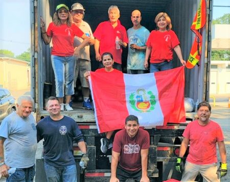 Importante donación a los bomberos peruanos desde EEUU