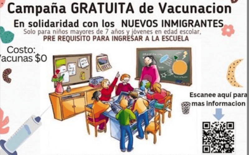 En «Halloween» vacuna gratis a niños y jóvenes en edad escolar