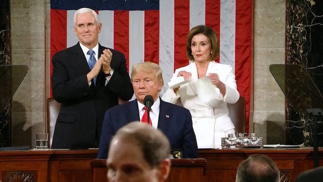 Demócratas boicotean y abandonan discurso de Trump en el Congreso