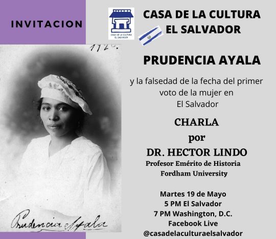 Prudencia Ayala y el voto femenino en El Salvador