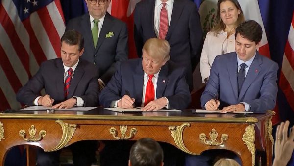 Estados Unidos, México y Canadá firman acuerdo comercial