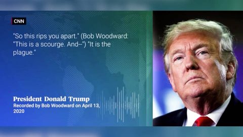 Trump se refirió a la COVID-19 como “la plaga”