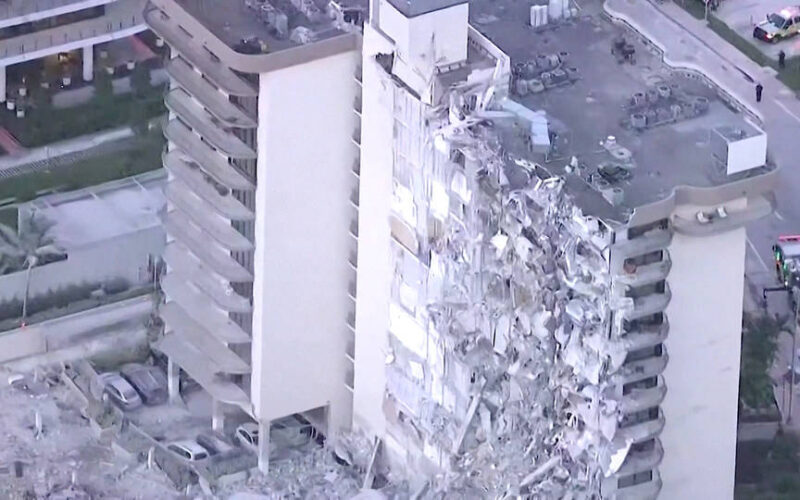 Al menos cuatro muertos y decenas de desaparecidos al colapsar edificio de apartamentos en Miami
