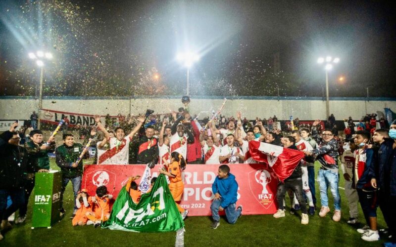 Selección Peruana de Fútbol 7 ganó la Copa Mundial IFA-7