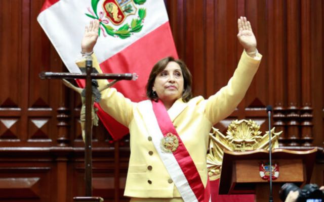 La nueva presidenta del Perú, Dina Boluarte