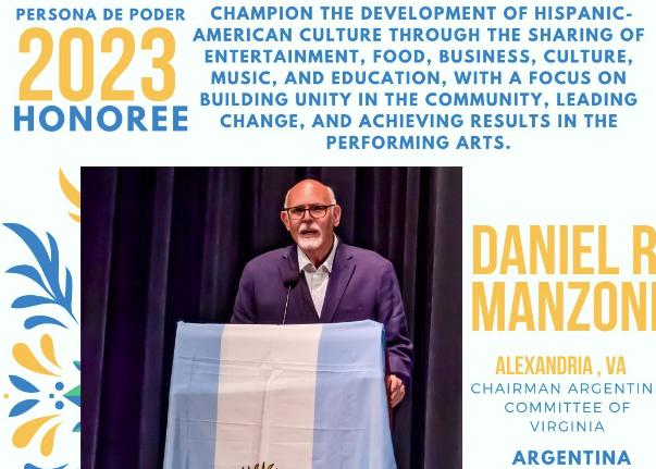 Reconocimiento al argentino Daniel Manzoni: “Personas de Poder 2023”