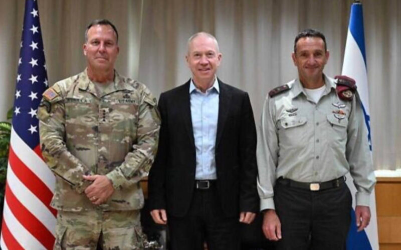 Jefe del Comando Central de EE.UU. se reúne con altos funcionarios israelíes