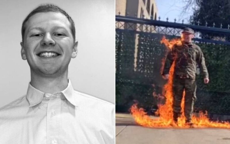“I Will No Longer Be Complicit in Genocide”: U.S. Military Member Dies After Setting Himself on Fire in Protest
