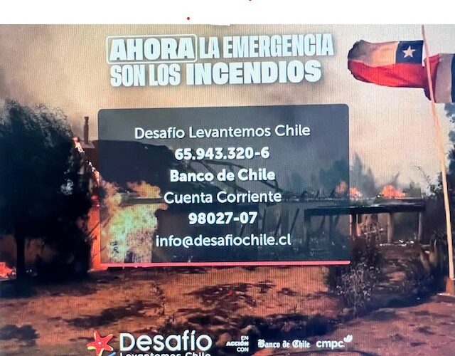 Solidaridad a los hermanos chilenos tras devastador incendio 