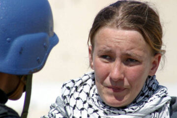 “Dolorida Rafah”: Gaza, 21 años después de la muerte de Rachel Corrie