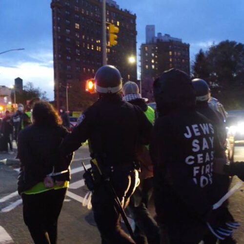 La policía arresta a 300 activistas judíos que celebraban en las calles de Brooklyn