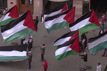 Miles protestan en Suecia contra la participación de Israel en el festival de música de Eurovisión