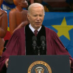 Biden es recibido con protestas en ceremonia de graduación