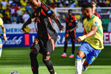 Colombia y Brasil empatan 1-1, pero clasifican y siguen en Copa América