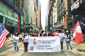 Histórica develación de la Calle Perú en Nueva York 