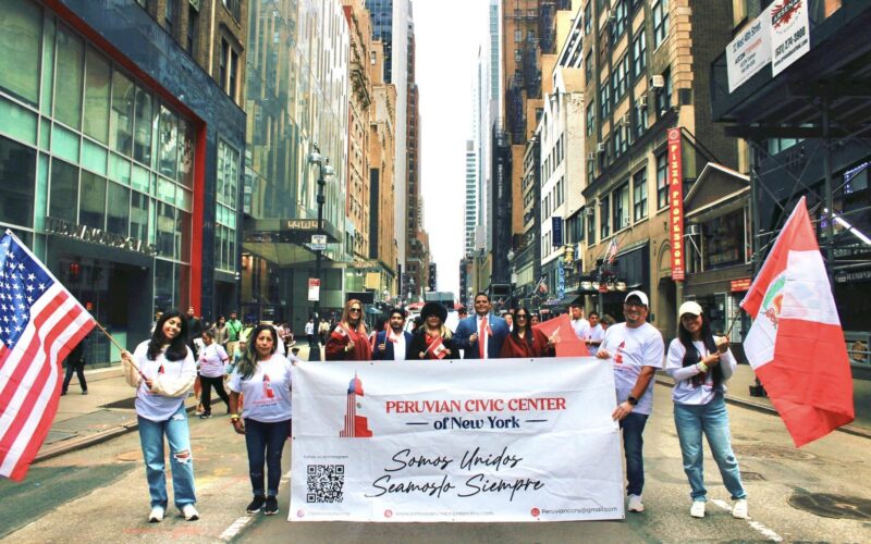 Histórica develación de la Calle Perú en Nueva York 