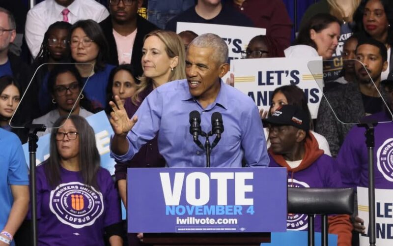 Obama critica duramente a Trump antes de las elecciones en Virginia y Nueva Jersey