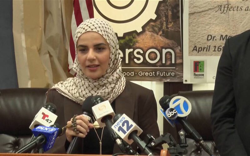 La activista palestina Leqaa Kordia regresa a Nueva Jersey luego de pasar un año en “calabozos” del Servicio de Inmigración