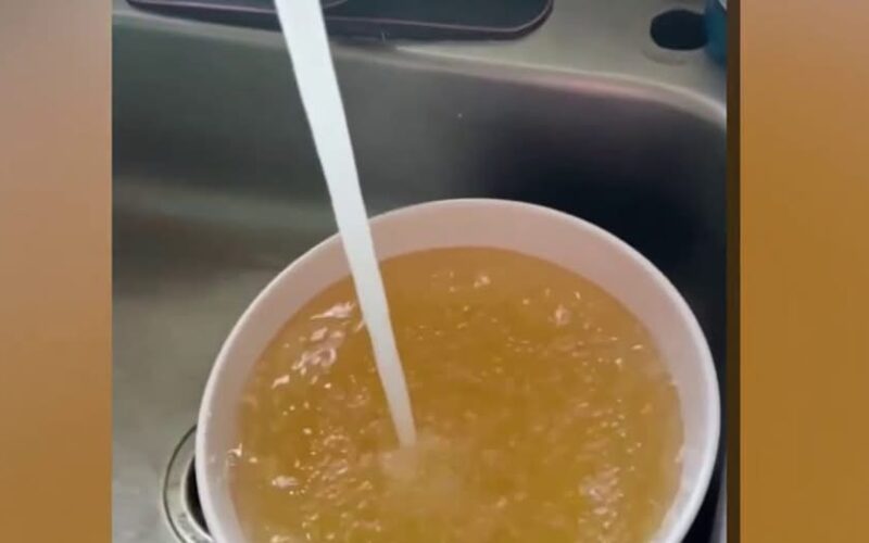 «No queremos beber esta agua»: El agua marrón del grifo frustra a los residentes de Bowie