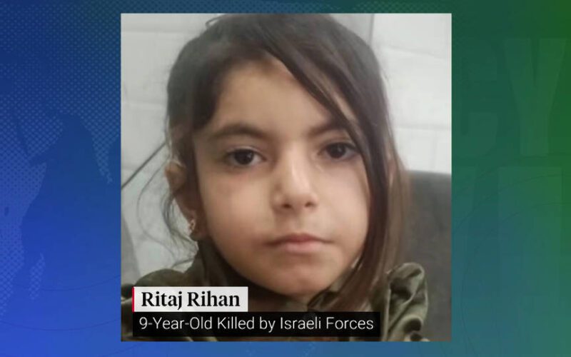 Matan a tiros a una niña palestina de nueve años frente a sus compañeros de clase en Beit Lahia, Gaza