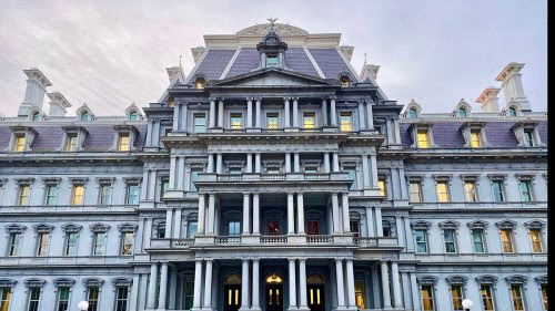 Trump quiere pintar de blanco el edificio de oficinas Eisenhower