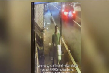 Hombre arroja un barril de cerveza contra el escaparate de Georgetown Cupcake