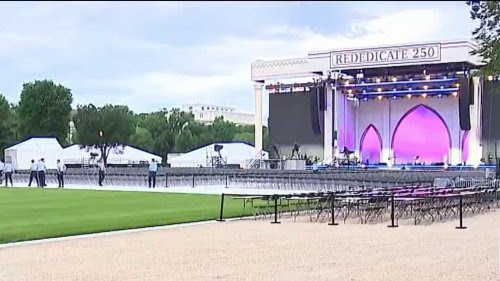 Multitudes se dirigen al National Mall para el «Rededicate 250», anunciado como un «jubileo de oración»