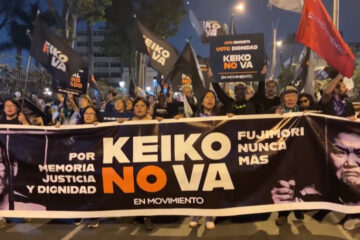 Grupos de peruanos marchan contra Keiko Fujimori en vísperas de las elecciones presidenciales y advierten sobre el regreso al régimen dictatorial