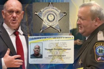 Encuentran una placa de ayudante del sheriff de Culpeper expedida a nombre del «zar de la frontera».