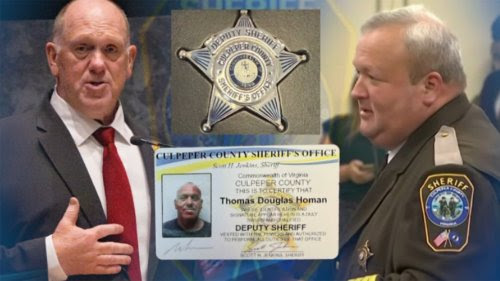 Encuentran una placa de ayudante del sheriff de Culpeper expedida a nombre del «zar de la frontera».