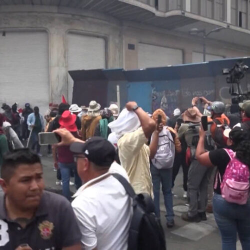 Protestas sindicales sacuden Ciudad de México a pocos días de la Copa Mundial de fútbol