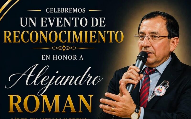 Celebran la destacada trayectoria del periodista Alejandro Román