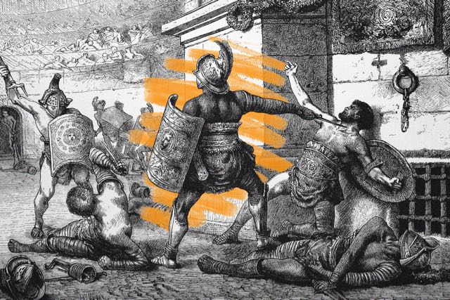 El primer combate de gladiadores de Roma no fue un espectáculo de entretenimiento: tuvo lugar en un funeral