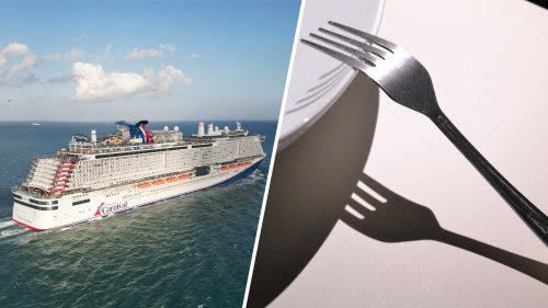 Carnival responde al video viral de un pasajero rascándose el pie con un tenedor en un comedor
