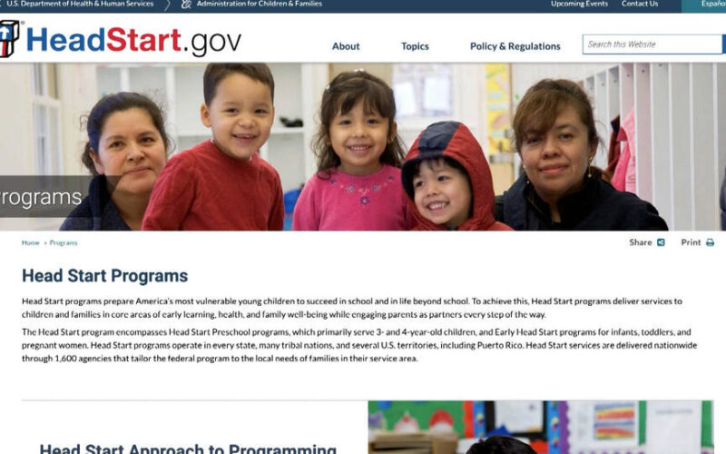 El Gobierno de Trump toma medidas para desmantelar el programa Head Start