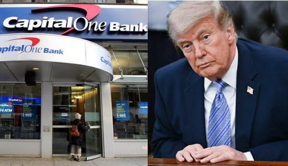 Capital One afirma haber cerrado las cuentas bancarias de la organización Trump tras una investigación interna