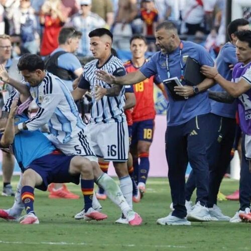 El argentino Leandro Paredes es sancionado por la FIFA con 10 partidos por el altercado tras la final del Mundial
